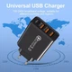 Зарядний пристрій/блок живлення Quick Charge 3.0 з USB виходами 30 W (чорний) - изображение 2