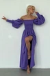 Платье Jadone Fashion Дилара S-M фиалка - изображение 1
