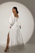 Платье Jadone Fashion Дилара L-XL белое - изображение 2