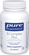 Витамин B (сбалансированная витаминная формула), B-Complex Plus, Pure Encapsulations, 120 капсул (PE-00449) - изображение 1