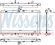 Радіатор охолоджування Nissens (646869) - зображення 1