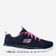 Buty na siłownię damskie Skechers Graceful - Get Connected 12615W-NVHP 36 (6US) 23 cm Czarne (190872893869) - obraz 1