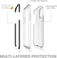 Чехол противоударный ZAGG Gear4 Piccadilly MagSafe Clear Case для Apple Iphone 14 Pro (6.1") Black + Прозрачный - изображение 5