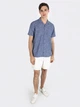 Рубашка летняя мужская Colin's CL1063689INV S Indigo (8683197581662) - изображение 3