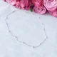 Серебряное колье с без камней, вес изделия 1,92 гр (2145813) - изображение 3
