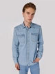 Рубашка джинсовая мужская Colin's CL1064565DN42808 M Linus Wash (8683197759597) - изображение 1