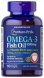 Омега-3 риб'ячий жир + вітамін Д3, Omega-3 Fish Oil, 1000 IU of Vitamin D3, Puritan's Pride, 1200/1000 МО, 90 капсул (PTP-19405) - зображення 1