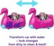 Игровой набор Полли Покет автомойка Фламинго Polly Pocket 2 Micro Dolls with Toy Car Water Play HHJ05 - изображение 2