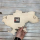 Часы настенные в форме карты Украины, часы карта Украины, часы патриотические HWD (A0664) - изображение 5