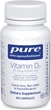 Витамин D3, Vitamin D3, Pure Encapsulations, 1,000 МЕ, 60 капсул (PE-00819) - изображение 1