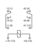 Проміжне реле 12А 2к 24V AC ERM2 [2473002] ERM2-024AC ETI - зображення 3