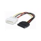 Кабель питания Manhattan 342766 Molex 4 pin - SATA power Female - изображение 1