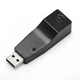 Переходник USB-Ethernet RJ45 Realtek Kingda B00245 черный - изображение 3