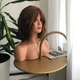 Парик KITTO HAIR боб каре с челкой светло-коричневый (9741) - изображение 4