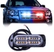 Страбоскоп Світлодіодний 12-24V / LED 4 Шт / 12 Режимів / Білий 1 шт (BS-20LED W) - зображення 1