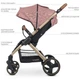 Коляска детская El Camino ME 1053G DYNAMIC PRO Special Pink, розовый - изображение 3