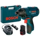 Гайкокрут ударний акумуляторний Bosch Professional GDR 120-LI в чемодані з 1 акб GBA 12V 2 Ah та з/п GAL 1210 CV (06019F0003) - зображення 1