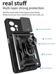 Чохол Camshield з кільцем-підставкою на Poco F5 black - зображення 2