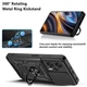 Чохол Camshield з кільцем-підставкою на Poco F5 black - зображення 5