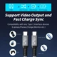 Кабель Erston USB 4.0 Type C - Type C, 240W, 0.5 m - зображення 3