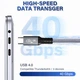 Кабель Erston USB 4.0 Type C - Type C, 240W, 0.5 m - зображення 4