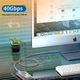 Кабель Erston USB 4.0 Type C - Type C, 240W, 0.5 m - зображення 6