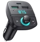 FM трансмітер модулятор Ugreen CD229 Bluetooth 5.0 Автомобільний зарядний пристрій Чорний - зображення 1