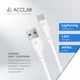 Кабель ACCLAB PwrX 20W USB-A to Lightning 1.2 м White (1283126559549) - зображення 4
