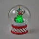 Рухаюча прозора новорічна куля Santa's Sleigh Musical Snow Globe,Wondershop™ - изображение 2