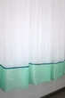 Гардина арка на кухню VR-Textil № 110к білий з м'ятним 270х170 см (52-0220) - зображення 5