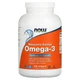 Рыбий жир, Омега-3, Omega-3, Now Foods, 500 гелевых капсул, (NOW-01653) - изображение 1