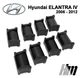 Ремкомплект ограничителя дверей Hyundai ELANTRA (IV) 2006 до 2012 фиксаторы вкладыши втулки - изображение 4