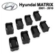 Ремкомплект обмежувача дверей Hyundai MATRIX 2001 до 2010 фіксатори вкладки втулки - зображення 1