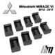 Ремкомплект ограничителя дверей Mitsubishi MIRAGE (VI) 2012 до 2017 фиксаторы вкладыши втулки - изображение 4