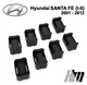Ремкомплект обмежувача дверей Hyundai SANTA FE (I до II) 2001 до 2012 фіксатори вкладки втулки - зображення 4