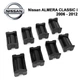 Ремкомплект ограничителя дверей Nissan ALMERA CLASSIC (I) 2006 до 2012 фиксаторы вкладыши втулки - изображение 1