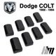 Ремкомплект обмежувача дверей Dodge COLT 1988 до 1994 фіксатори вкладки втулки - зображення 4