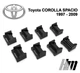 Ремкомплект ограничителя дверей Toyota COROLLA SPACIO 1997 до 2009 фиксаторы вкладыши втулки сухари - изображение 4