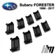 Ремкомплект обмежувача дверей Subaru FORESTER 1996 до 2017 фіксатори вкладки втулки сухарі - зображення 4
