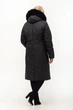 Жіноча куртка великого розміру зимова UF-fashion LRD-150 песец 64 чорний - зображення 2