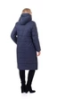 Зимний женский пуховик большого размера UF-fashion LRD-165-1 46 синій - изображение 3
