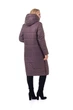 Зимняя куртка женская большого размера UF-fashion LRD-165-1 48 шоколад - изображение 2