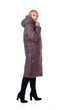 Зимняя куртка женская большого размера UF-fashion LRD-165-1 48 шоколад - изображение 3