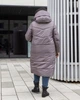 Жіноча куртка великого розміру зимова UF-fashion 00107-МО 50 графіт - зображення 4