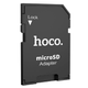 Перехідник HOCO карт пам'яті TF to SD card holder HB22 15х11х1мм black - зображення 5