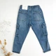 Джинсы ZARA 116 cм сине-голубой артикул Л554 - изображение 6