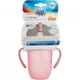 Поильник-непроливайка Canpol babies Matte Pastels із силіконовою трубочкою 210 мл Рожевий (56/522_pin 85809) - зображення 3