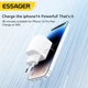 Зарядний пристрій Essager 33W GaN USB-C+USB-A white - зображення 3