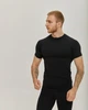 Компрессионный мужской рашгард футболка ThermoX Short Ranger Короткий рукав 2XL Черный черная нить - изображение 1