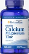 Кальций Магний Цинк хелат, Chelated Calcium Magnesium Zinс, Puritan's Pride, 250 капсул (PTP-14293) - изображение 1